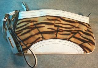 Adrienne Vittadini Tiger Stripe Handbag Clutch