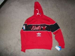 Adidas Chicago Bulls Pullover Hoodie Large