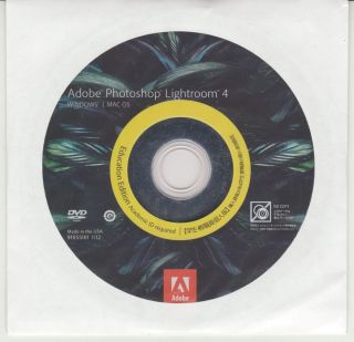 Adobe Adobe Photoshop Lightroom V 4 Student Edition