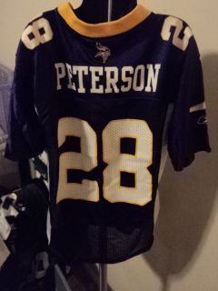   NFL Minnesota Vikings Adrian Peterson Youth Football Jersey M