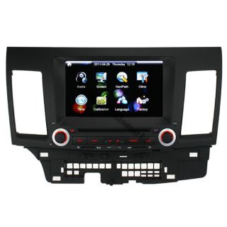 DVD GPS Navigation for Mitsubishi Lancer 2007 2011 Car Radio Player 