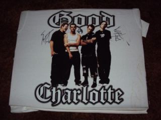 Good Charlotte Signed Autographed T Shirt Tee Shirt With COA