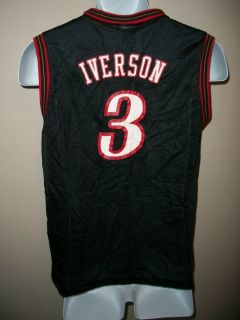   Alan Iverson Philadelphia 76ers NBA Basketball Jersey Sz L