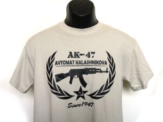 AK 47 AK47 Rifle Gun Soviet T Shirt Look More Colors