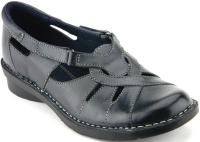 Clarks Nikk Regatra Women 39335 Blue Leather Sandals Retail Price $75 