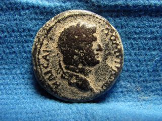 Judaea Herodians Agrippa II with Domitian 86 7AD Æ Judea Ancient Coin 