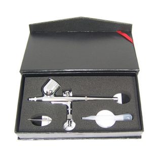3mm Dual Action AirBrush Paint Spray Gun Air Brush Nail Art Kit Set 