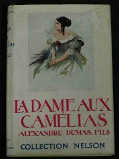 1936 Alexandre Dumas Fils La Dame Aux Camelias HCDJ La Traviata Lady 