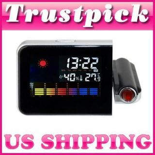 Multi Function Digital LED Display Weather Projection Station Alarm 