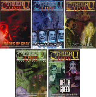 Cthulhu Live Second Edition Value Pack All 5 Books