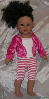 RARE 2009 Madame Alexander 18 African American Jointed Posable Doll w 
