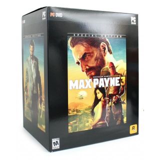 PC DVD Max Payne 3 Collectors Special Edition New Game Figure 
