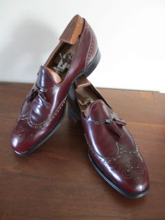 Alan McAfee Shoes Bench Made in England Wingtip Brogue Size 9 5 10 