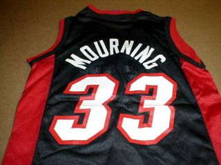 Alonzo Mourning Miami Heat retro boys New vintage basketball Jersey 