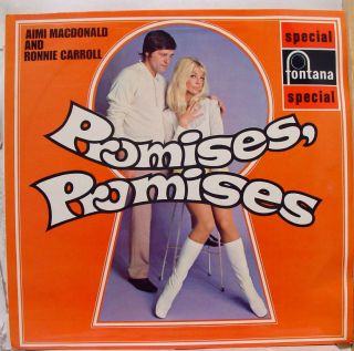 Aimi MacDonald Ronnie Carroll Promises Promises LP Mint UK SFL 13192 