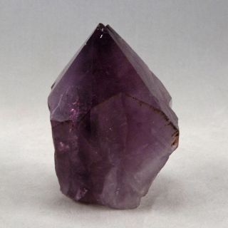 68mm Purple Amethyst Geode Point Natural Crystal w Cut Base 