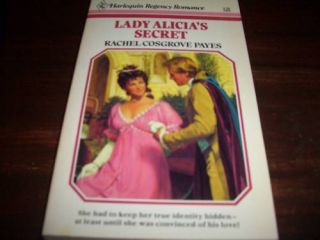 Lady Alicias Secret by Rachel Cosgrove Payes Regency 0373310102 