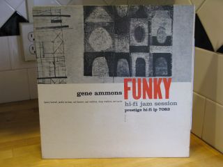 Gene Ammons Funky with Jackie McClean Original Prestige 7083 w 50th 