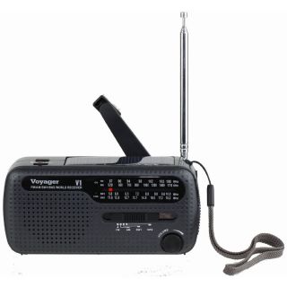 Voyager V1 Solar Crank Emergency Radio with Am FM and Shortwave 
