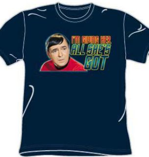   Classic TV Series Scotty Im Giving Her All Shes Got T Shirt, NEW