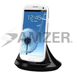 Amzer Piano Dock with Audio Out Dock Mode for Samsung Galaxy s 3 All 