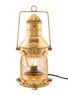 9815e vermont lanterns brass ship anchor electric lantern 14 inch