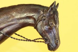 Large 58 lbs Old West Horses Pony Cowboy Rodeo Bronze Sculpture Statue 