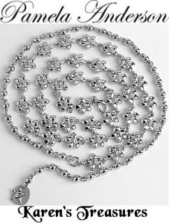 Pamela Anderson Collection Flower Belly Chain Necklace