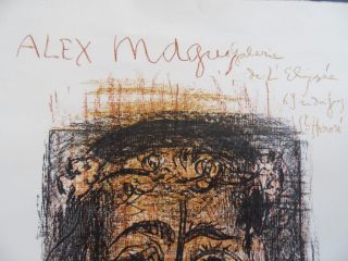 PICASSO  Alex Maguy   SIGNED LITHOGRAPH on ARCHES #1962 MOURLOT 382 