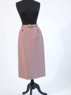   classic taupe tan skirt wiggle MARILYN classic Andre Laug Courreges M