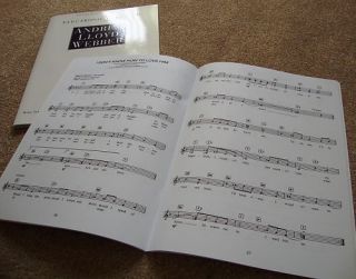 Andrew Lloyd Webber Hits Sheet Music Book