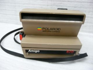 amigo 620 polaroid land camera vintage instant film