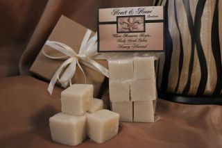 Sugar Scrub Cubes with Shea Olive Soy Honey by Heart and Home 