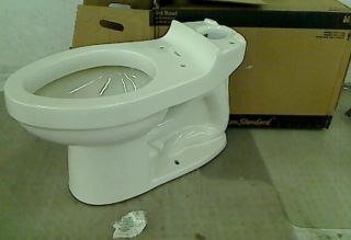 American Standard Elongated Toilet Bowl White Toilet Bowl Only