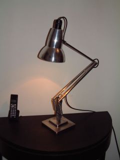 Vintage Original Herbert Terry Anglepoise Lamp Stripped and Polished 