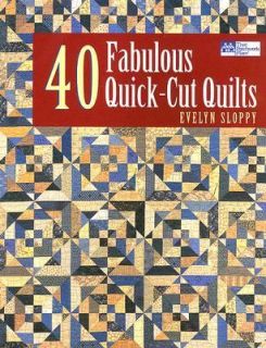 40 Fabulous Quick Cut Quilts by Evelyn Sloppy 2005, Paperback