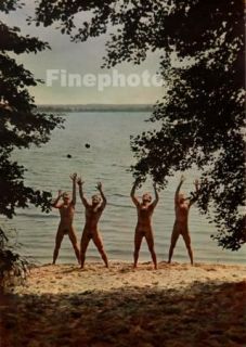 1939 Naturist Nude Male Germany Reichert 2 Print Set