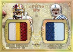   Five Star Football Dual Patch Robert Griffin III and Andrew Luck 85x60