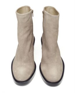 ANN DEMEULEMEESTER Dove Grey Suede Ankle Boot AW10 Sold Out 40 600 BN 