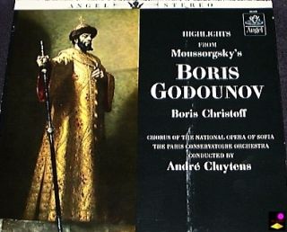Andre CLUYTENS Moussorgsky Boris Godounov LP Angel