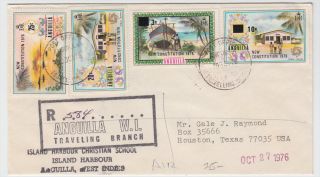 Anguilla 1976 New Constitution Issues Traveling B Cover
