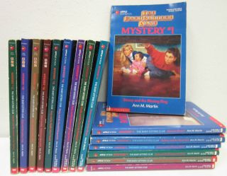   Sitters Club Mystery Books for Girls by Ann M Martin Lot of 16
