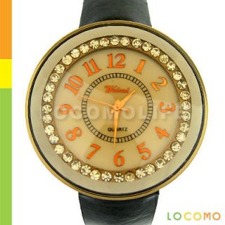 bling crystal analog women lady watch wristwatch cheap from hong
