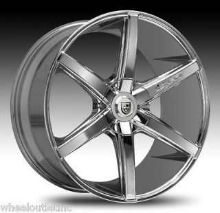 22 Lexani Wheels R 06 Stagger Chrome Rims Tires BMW 745 S550 20 R SIX 