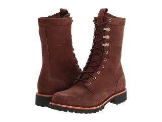 Timberland 82584 Abington 10 Loggers Boots Premium Leather Dark Brown 