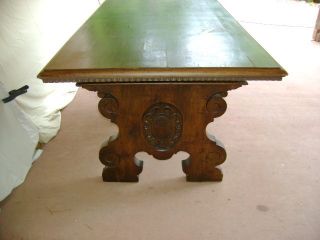 Antique Walnut Library Console Table Free Delivery Within 50 Miles 