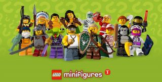 lego mini figure series 3 16 figures to choose from
