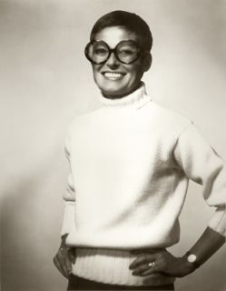 Vtg 80s Anne Klein Big Round Eyeglasses Frames Jackie O