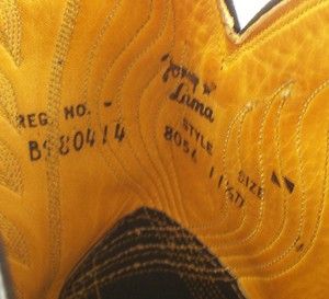 039M Mens Tony Lama Gray Blue Leather Embroider Cowboy Boots Sz 11 5 D 