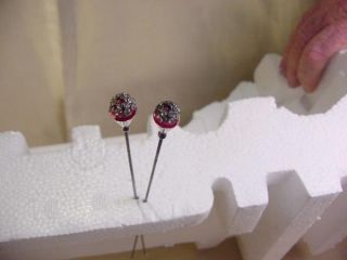 up for auction is this set of 2 stunning antique hat pins they are in 